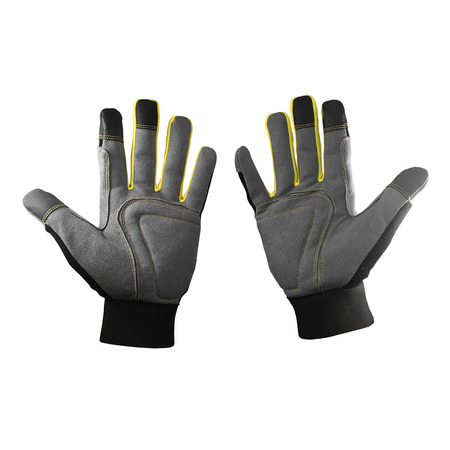 Zero Friction Ultra Suede Universal-Fit Work Glove, Yellow WG100005